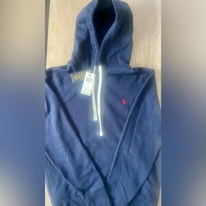 NWT Mens Polo hooded sweatshirt size S